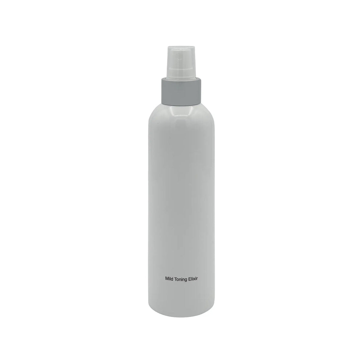 White spray bottle of Cool Down Mist facial cooling spray standing upright on a white background